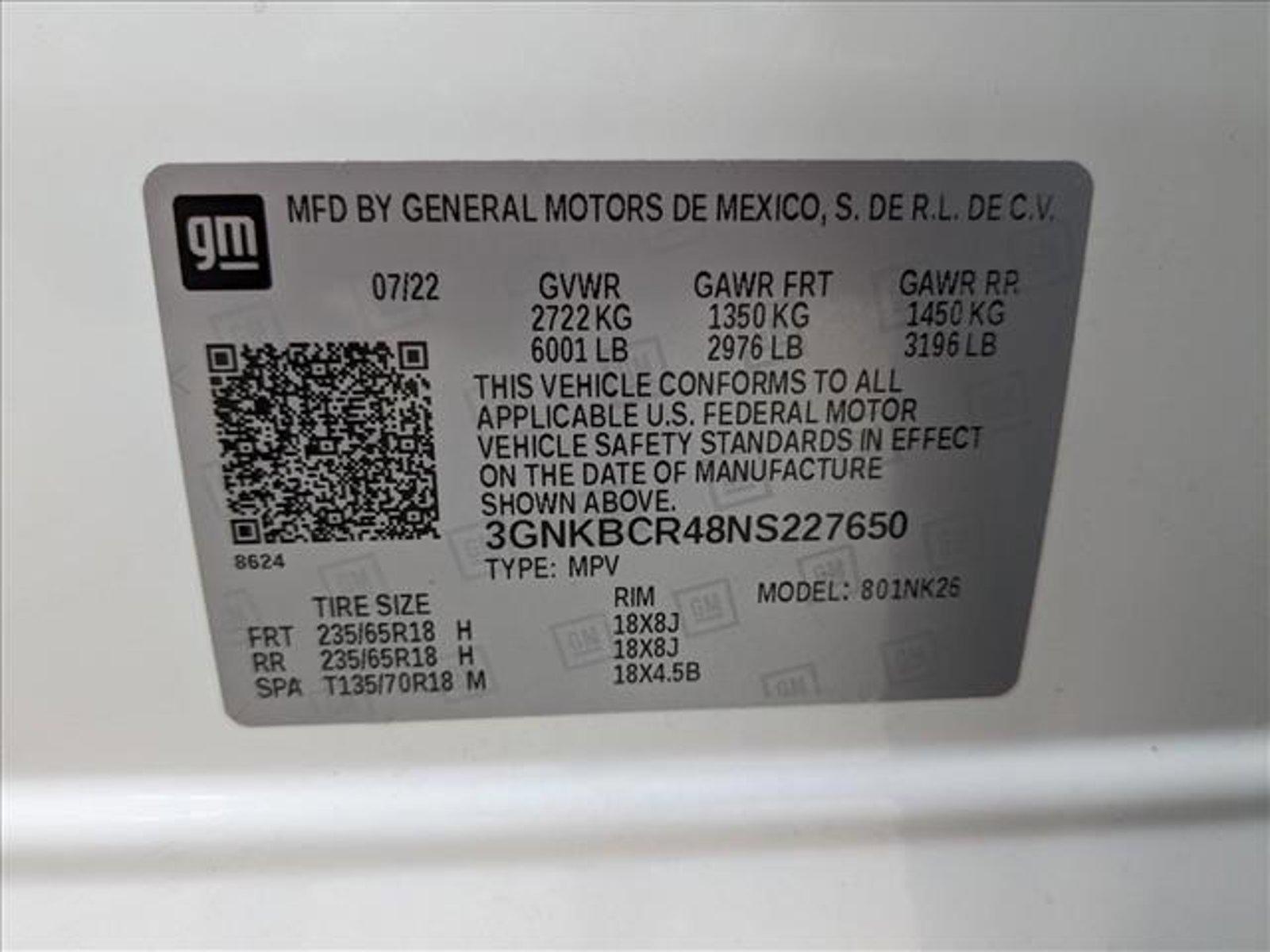 2022 Chevrolet Blazer Vehicle Photo in CLEARWATER, FL 33764-7163