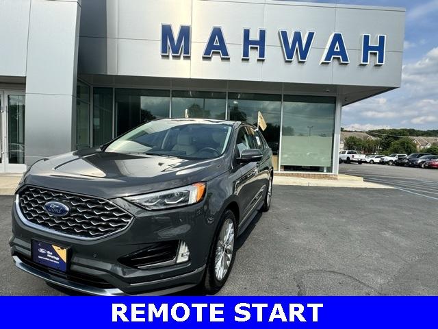 Certified 2021 Ford Edge Titanium with VIN 2FMPK4K91MBA14520 for sale in Mahwah, NJ