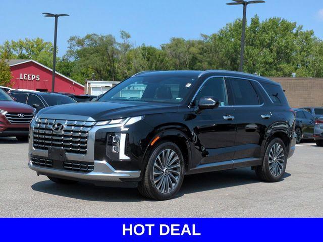 Certified 2024 Hyundai Palisade Calligraphy with VIN KM8R7DGE4RU703887 for sale in Merrillville, IN