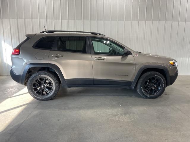 Used 2019 Jeep Cherokee Trailhawk with VIN 1C4PJMBX3KD228843 for sale in Glenwood, MN