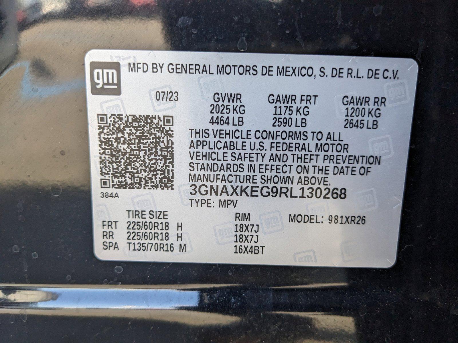 2024 Chevrolet Equinox Vehicle Photo in HOUSTON, TX 77034-5009