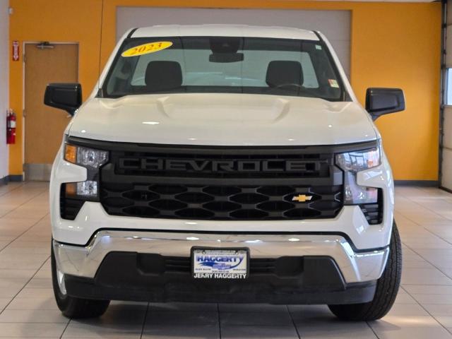 Certified 2023 Chevrolet Silverado 1500 Work Truck with VIN 3GCNAAED6PG229261 for sale in Glen Ellyn, IL