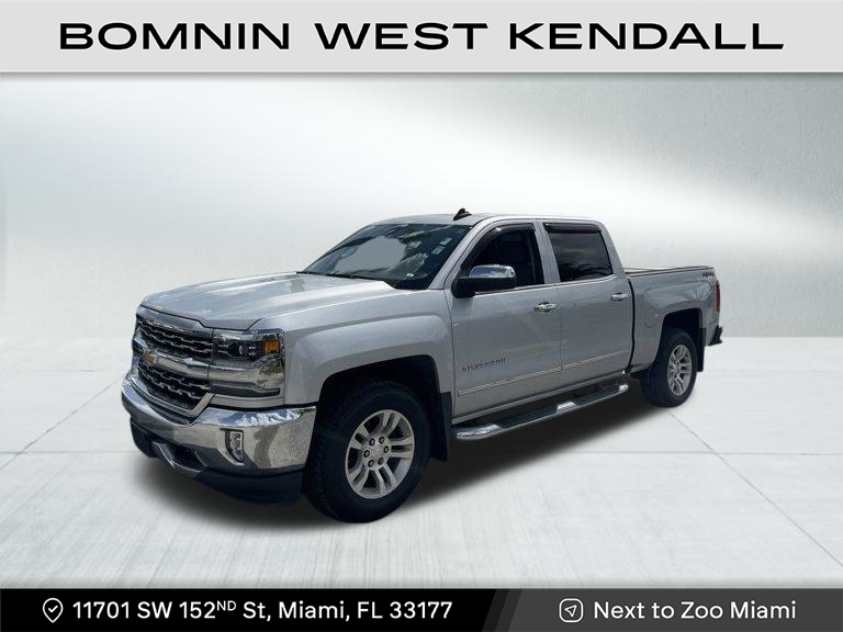 Used 2018 Chevrolet Silverado 1500 LTZ with VIN 3GCUKSEJ1JG409016 for sale in Miami, FL