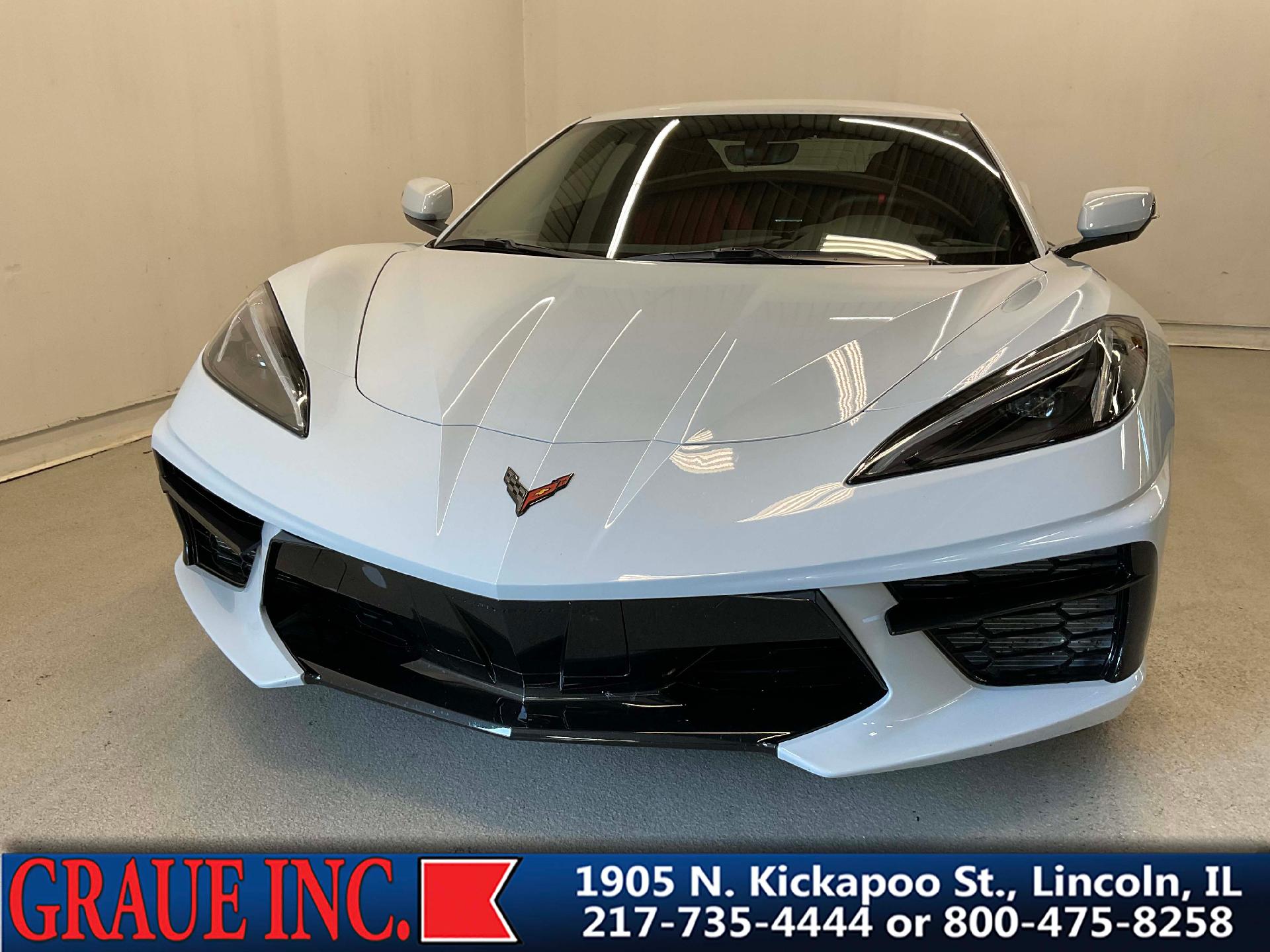 Used 2023 Chevrolet Corvette 1LT with VIN 1G1YA3D44P5120193 for sale in Lincoln, IL