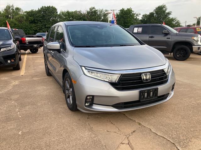 Used 2021 Honda Odyssey EX with VIN 5FNRL6H51MB020489 for sale in Enid, OK