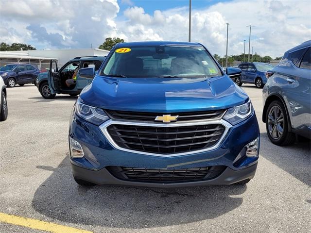 Used 2021 Chevrolet Equinox LT with VIN 3GNAXKEV9ML382948 for sale in Saint Petersburg, FL