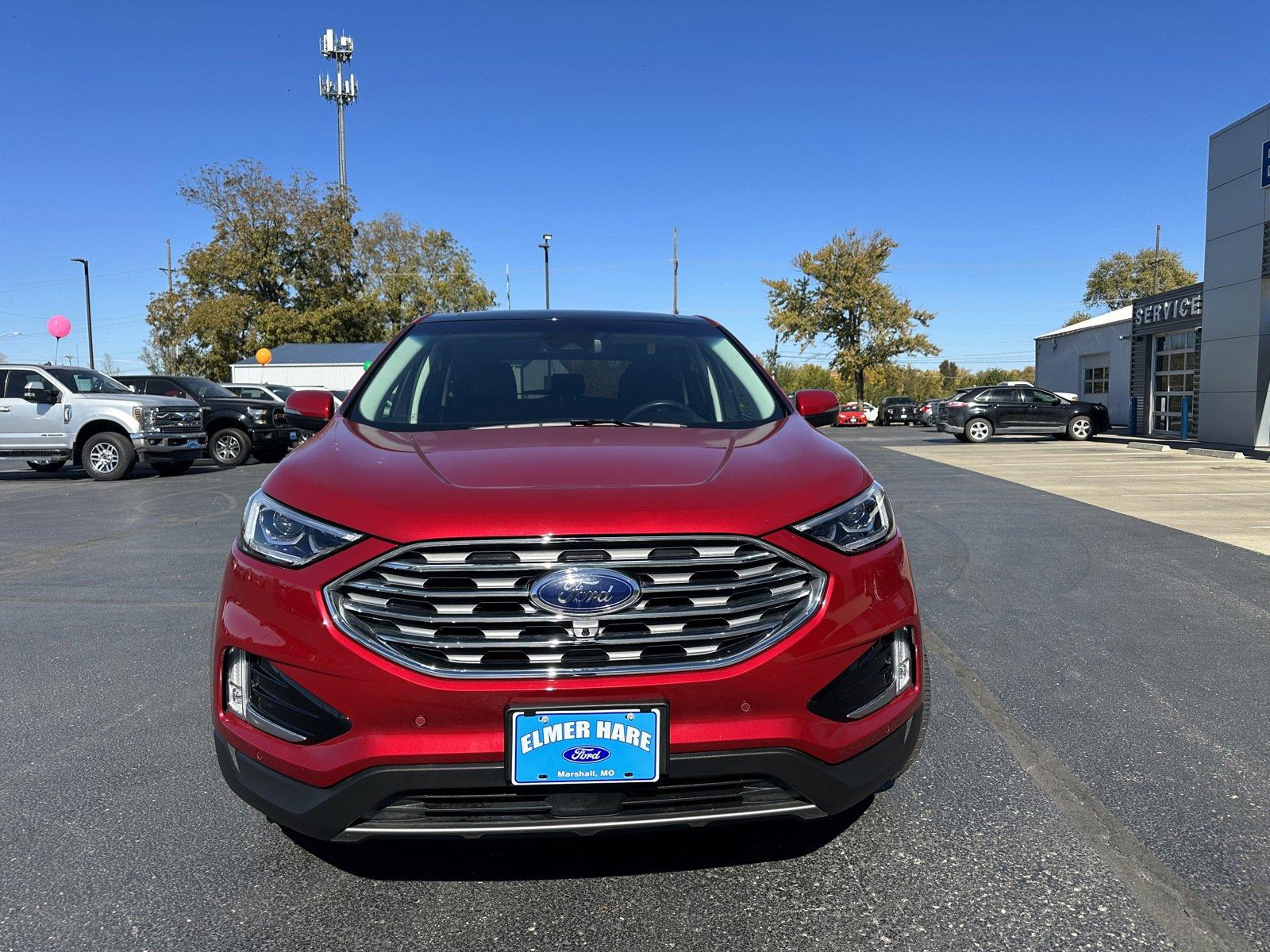 Used 2020 Ford Edge Titanium with VIN 2FMPK4K97LBA84487 for sale in Marshall, MO