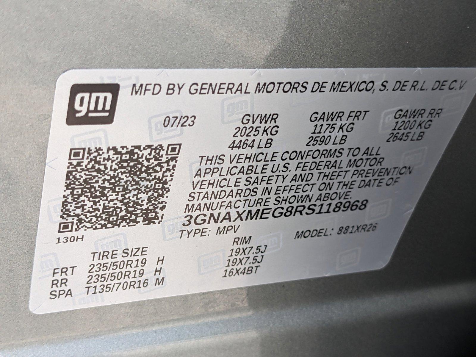 2024 Chevrolet Equinox Vehicle Photo in MIAMI, FL 33172-3015