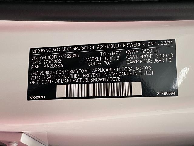 2025 Volvo XC90 Plug-In Hybrid Vehicle Photo in Appleton, WI 54913