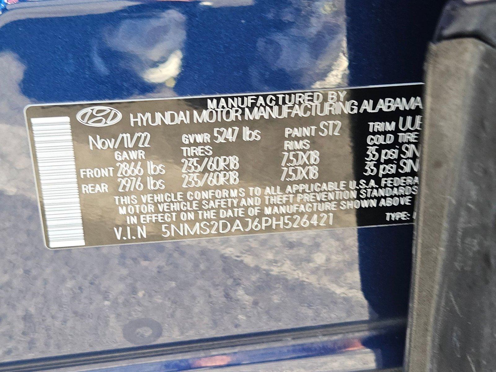 2023 Hyundai SANTA FE Vehicle Photo in MESA, AZ 85206-4395