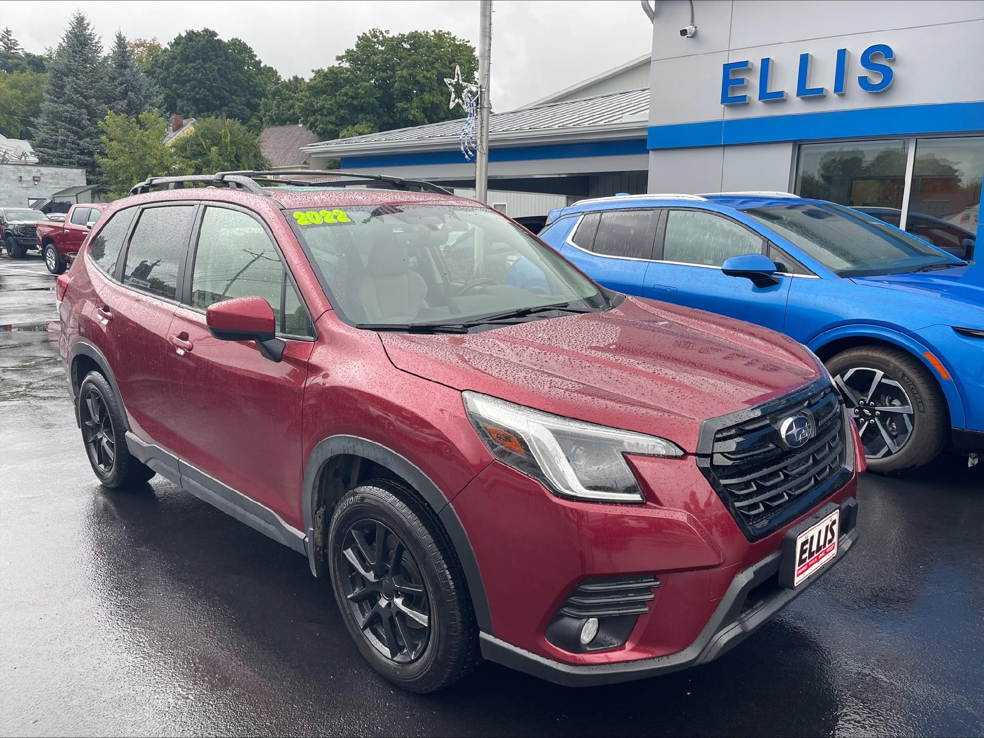 Used 2022 Subaru Forester Premium with VIN JF2SKAECXNH501581 for sale in Malone, NY