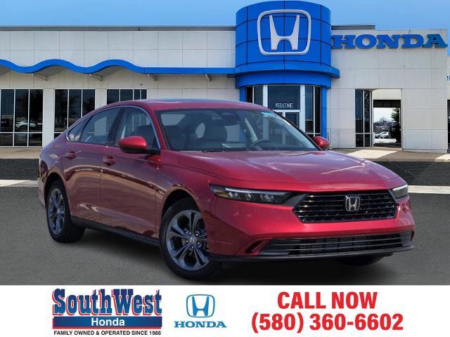 2024 Honda Accord Sedan Vehicle Photo in LAWTON, OK 73505