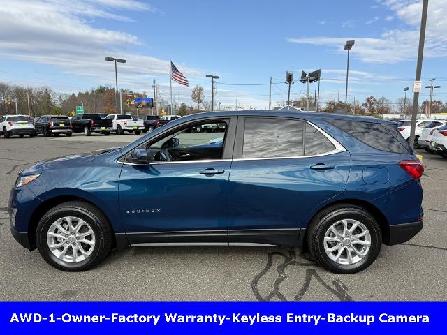 Used 2021 Chevrolet Equinox LT with VIN 3GNAXUEV7ML394706 for sale in Chicopee, MA