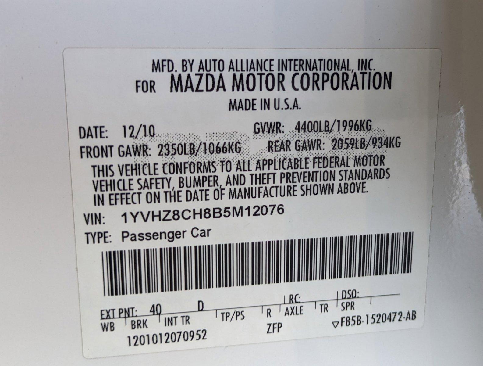 2011 Mazda Mazda6 Vehicle Photo in Las Vegas, NV 89149