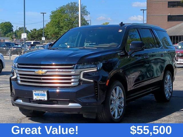 Used 2021 Chevrolet Tahoe High Country with VIN 1GNSKTKL0MR150677 for sale in Oak Lawn, IL