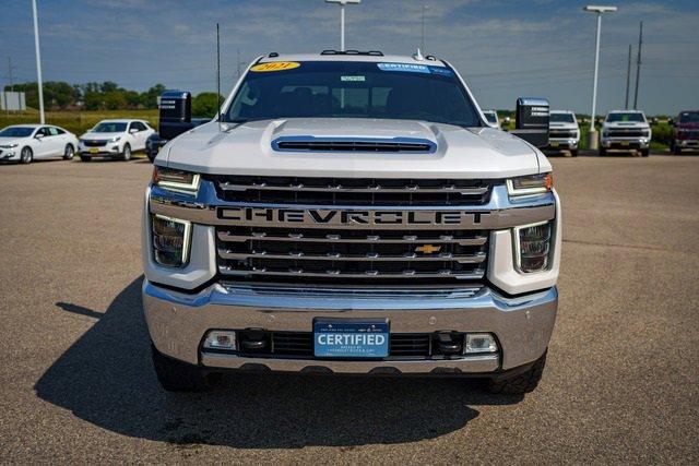 Used 2021 Chevrolet Silverado 3500HD LTZ with VIN 1GC4YUE70MF240515 for sale in Willmar, MN