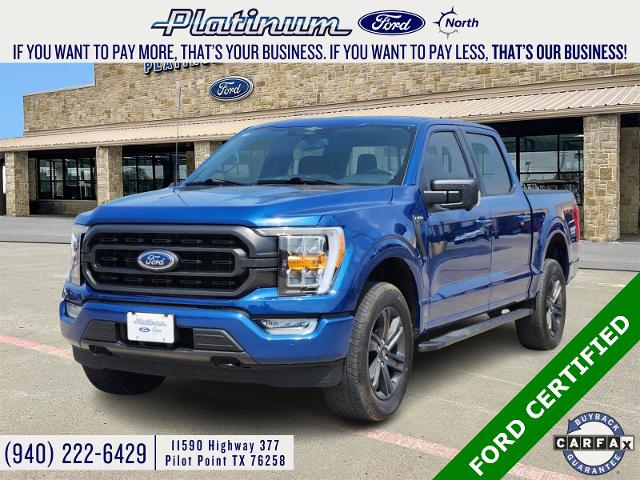 Certified 2023 Ford F-150 XLT with VIN 1FTFW1E8XPKD60615 for sale in Pilot Point, TX