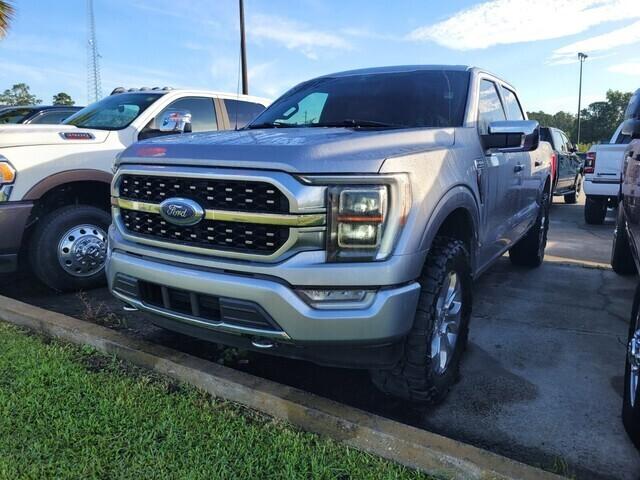 Used 2021 Ford F-150 Platinum with VIN 1FTFW1E89MFA71813 for sale in Kingsland, GA