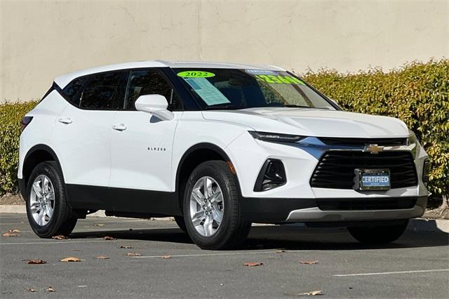 Used 2022 Chevrolet Blazer 2LT with VIN 3GNKBCR41NS124182 for sale in Concord, CA