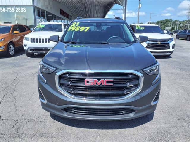 Used 2021 GMC Terrain SLE with VIN 3GKALMEV5ML349787 for sale in Cullman, AL