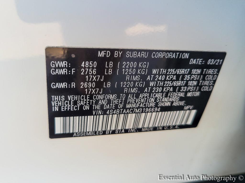 2021 Subaru Outback Vehicle Photo in Saint Charles, IL 60174