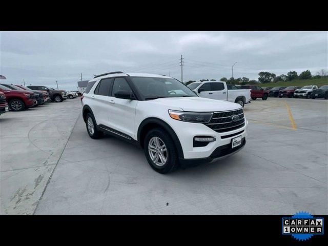 Used 2022 Ford Explorer XLT with VIN 1FMSK8DH6NGC05592 for sale in Centralia, MO