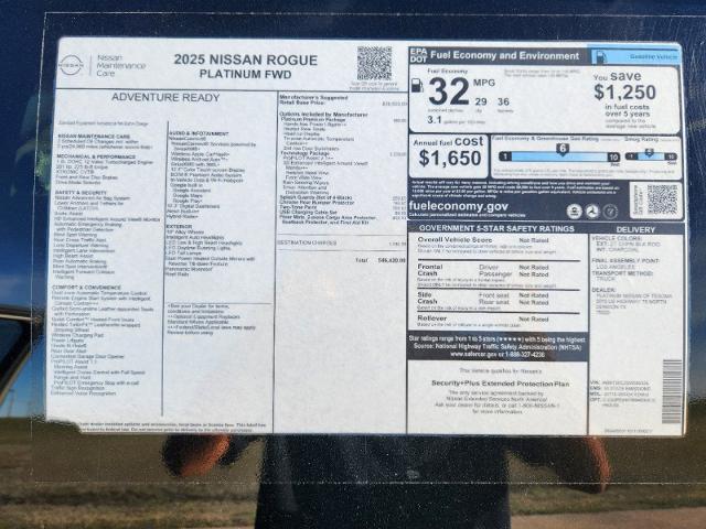 2025 Nissan Rogue Vehicle Photo in Denison, TX 75020