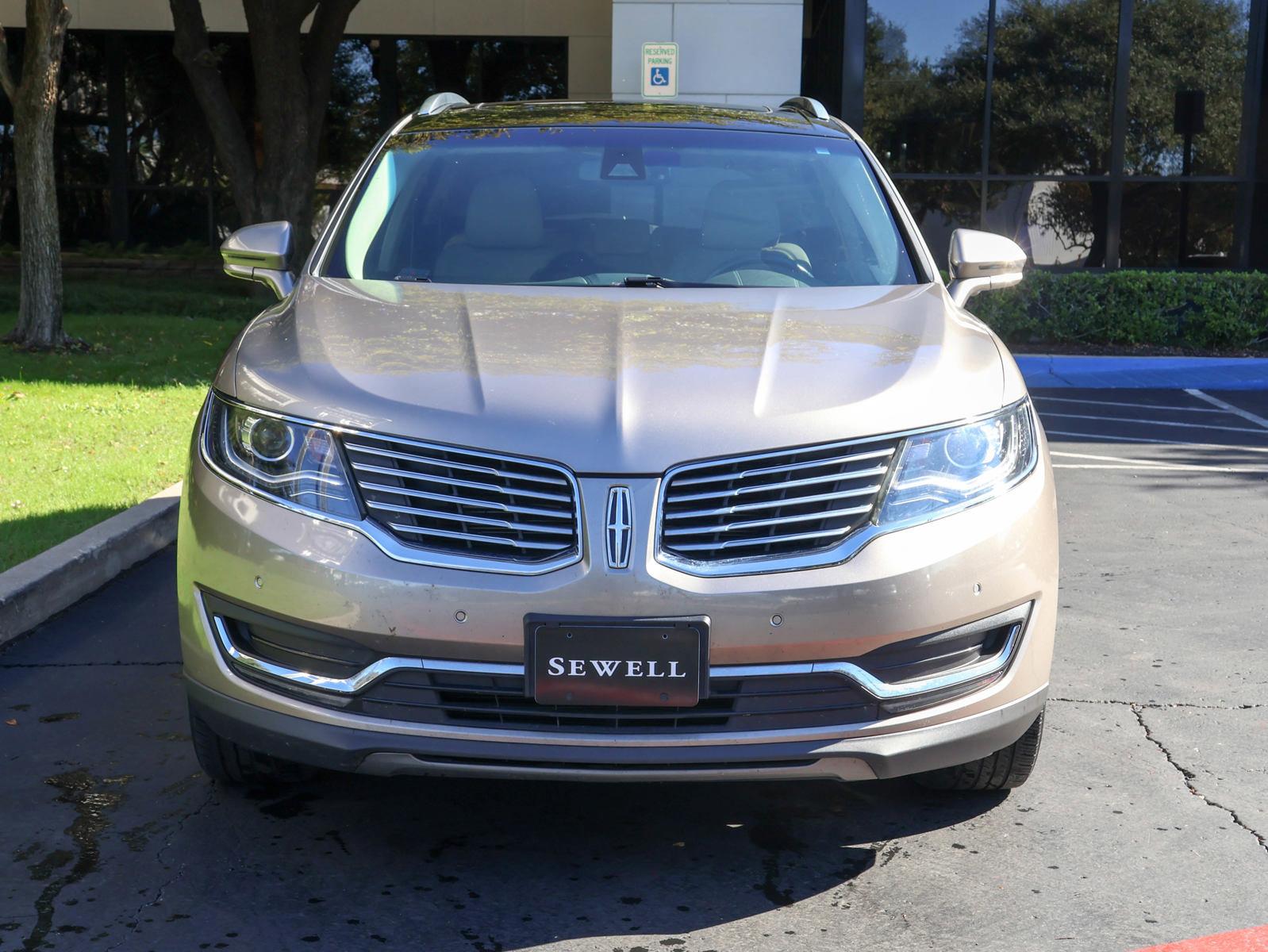 2018 Lincoln MKX Vehicle Photo in DALLAS, TX 75209-3095