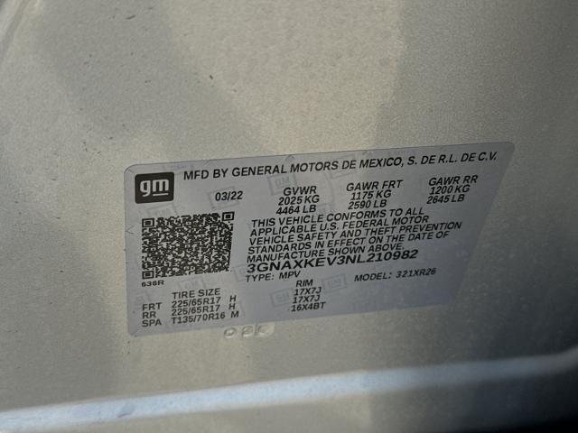 2022 Chevrolet Equinox Vehicle Photo in PITTSBURG, CA 94565-7121