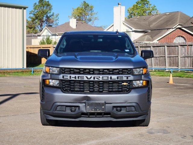 Used 2021 Chevrolet Silverado 1500 Custom with VIN 3GCPWBEK7MG327788 for sale in HOUSTON, TX