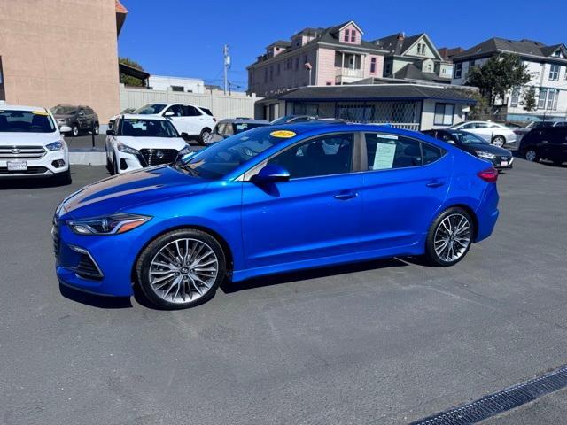 Used 2018 Hyundai Elantra Sport with VIN KMHD04LB7JU598535 for sale in Eureka, CA