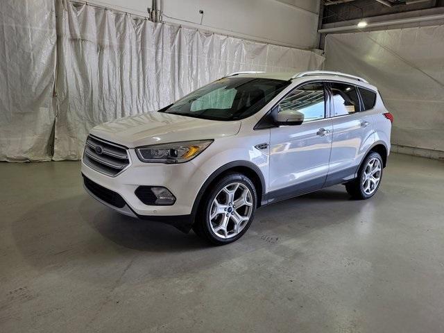 Used 2019 Ford Escape Titanium with VIN 1FMCU9J90KUA33221 for sale in Pinconning, MI