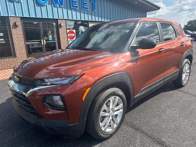 Used 2021 Chevrolet Trailblazer LS with VIN KL79MMS28MB151872 for sale in Conneaut, OH