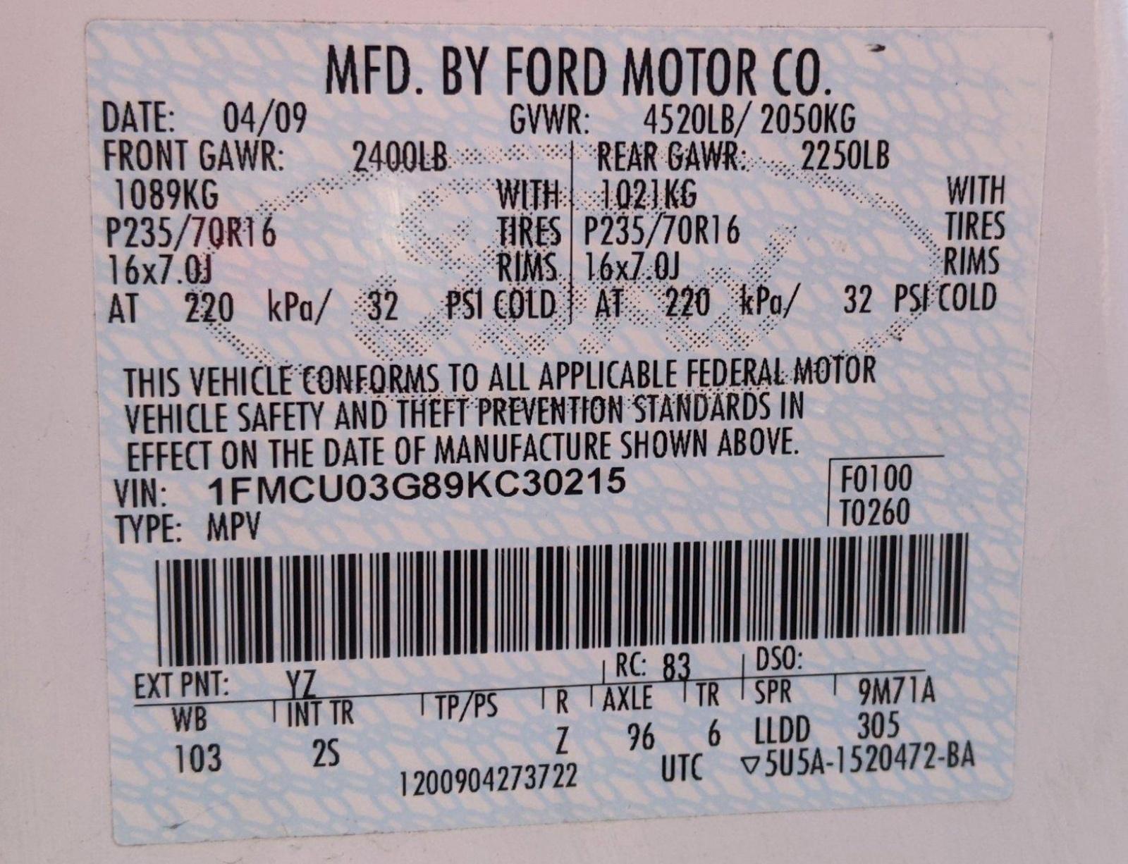 2009 Ford Escape Vehicle Photo in Las Vegas, NV 89149