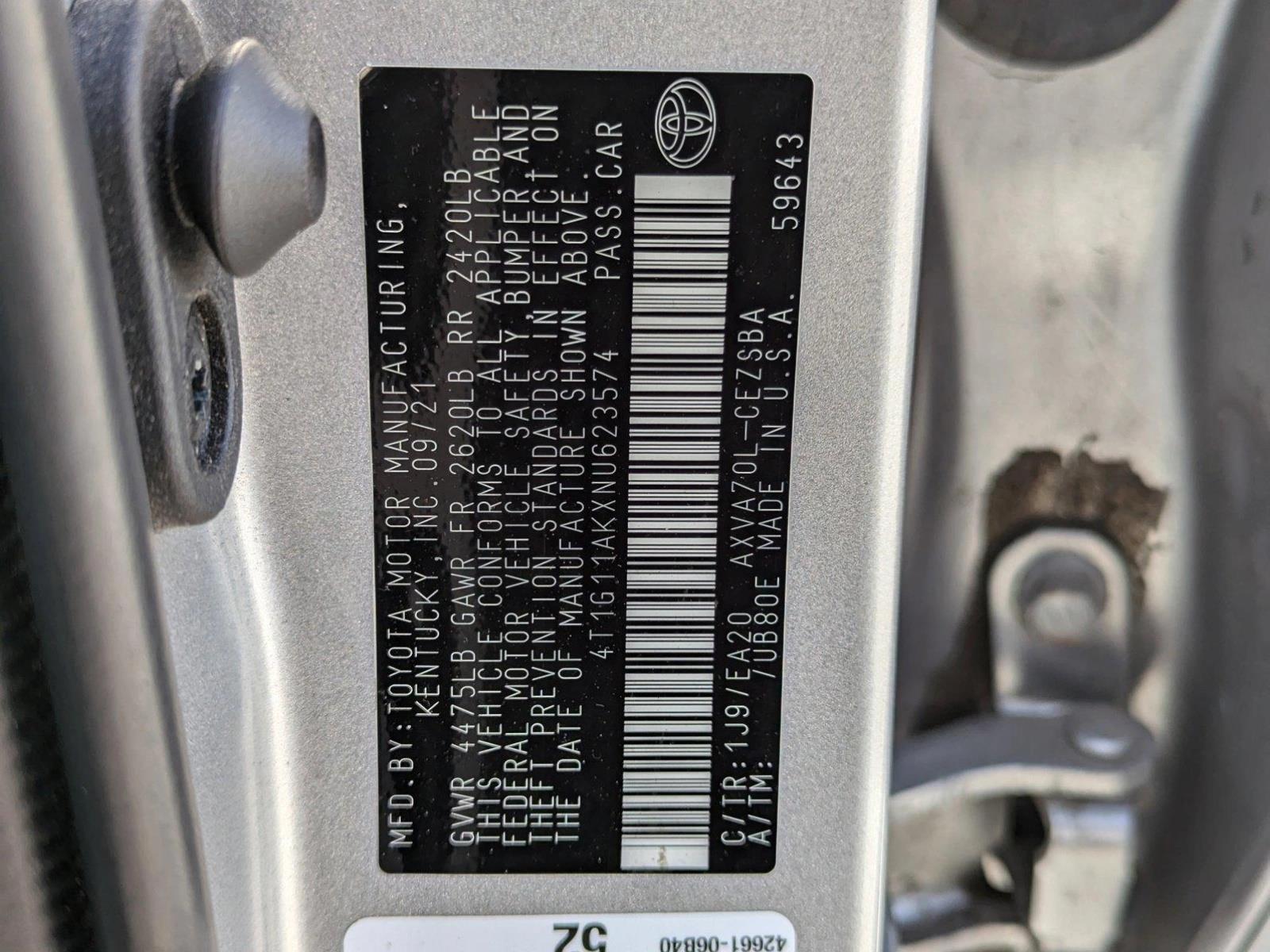 2022 Toyota Camry Vehicle Photo in Ft. Myers, FL 33907