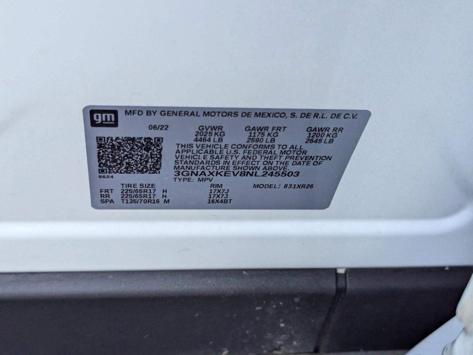 2022 Chevrolet Equinox Vehicle Photo in Miami, FL 33015