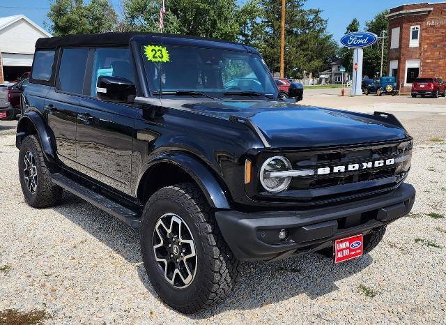 Used 2023 Ford Bronco 4-Door Outer Banks with VIN 1FMDE5BH6PLA90441 for sale in Union, IA