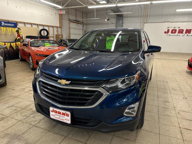 Certified 2021 Chevrolet Equinox LT with VIN 3GNAXUEV0ML347050 for sale in Kewaunee, WI