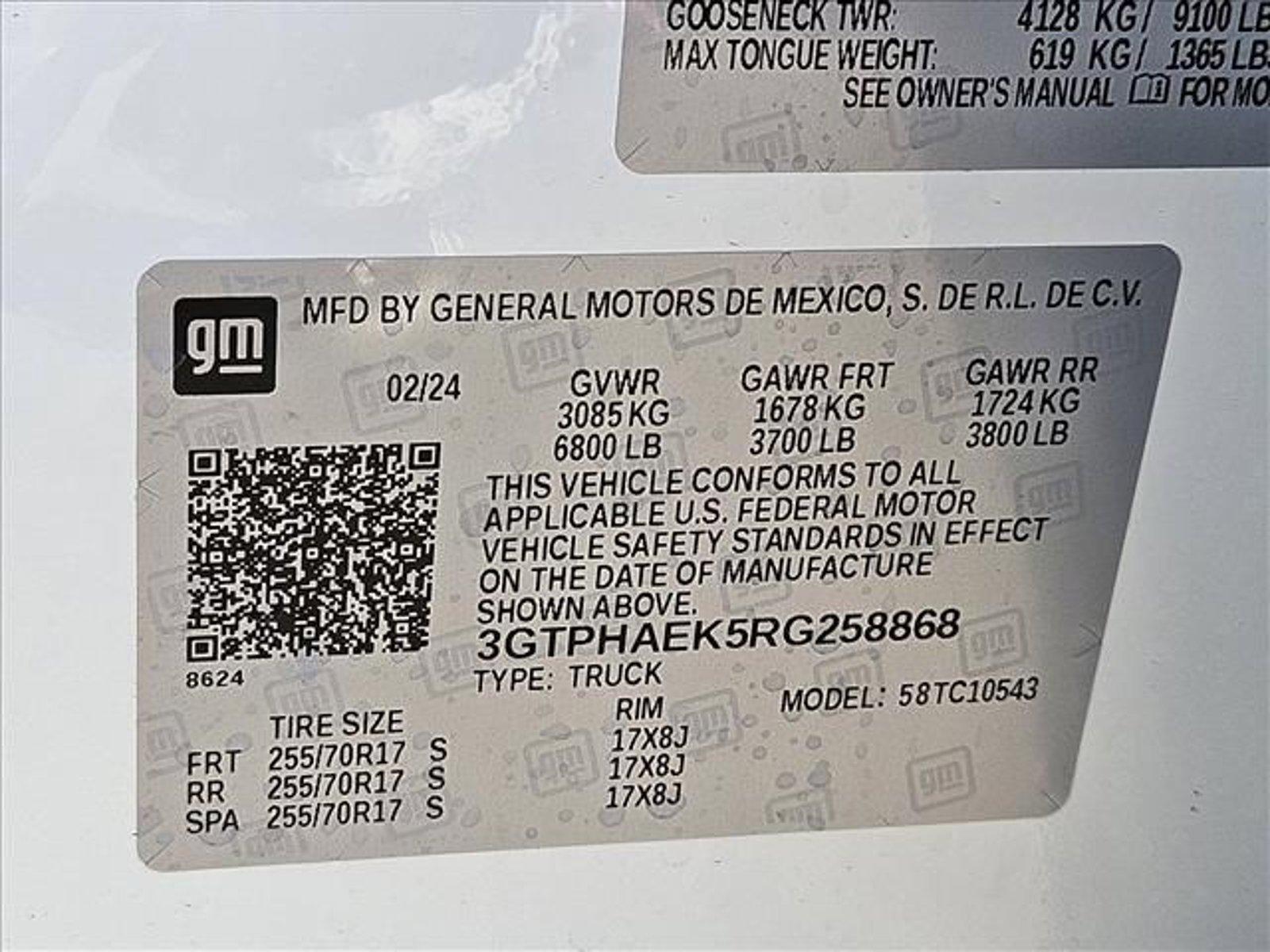 2024 GMC Sierra 1500 Vehicle Photo in HENDERSON, NV 89014-6702