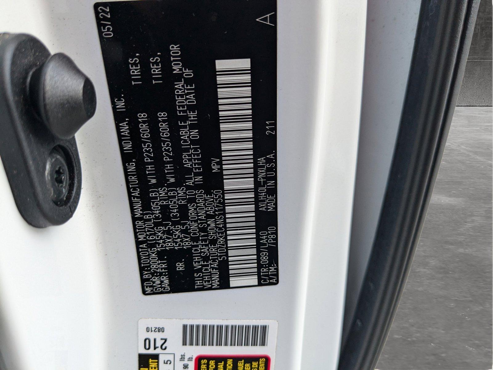 2022 Toyota Sienna Vehicle Photo in Winter Park, FL 32792