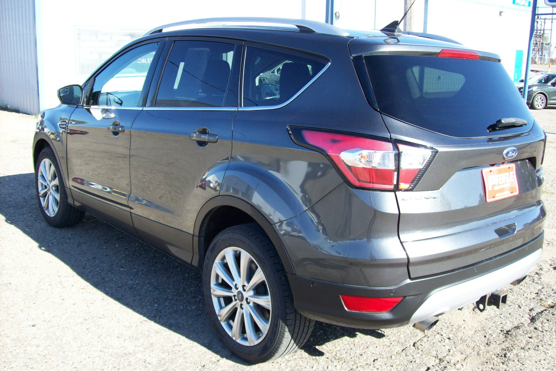 Used 2018 Ford Escape Titanium with VIN 1FMCU9J93JUB64027 for sale in Wishek, ND