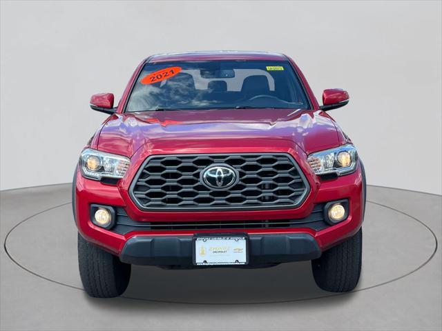 Used 2021 Toyota Tacoma TRD Off Road with VIN 3TYCZ5AN0MT008309 for sale in Hicksville, NY