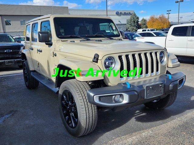 Used 2022 Jeep Wrangler Unlimited Sahara 4XE with VIN 1C4JJXP60NW275229 for sale in Loveland, CO