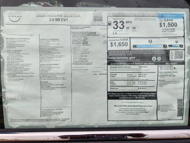 2024 Nissan Sentra Vehicle Photo in Denison, TX 75020