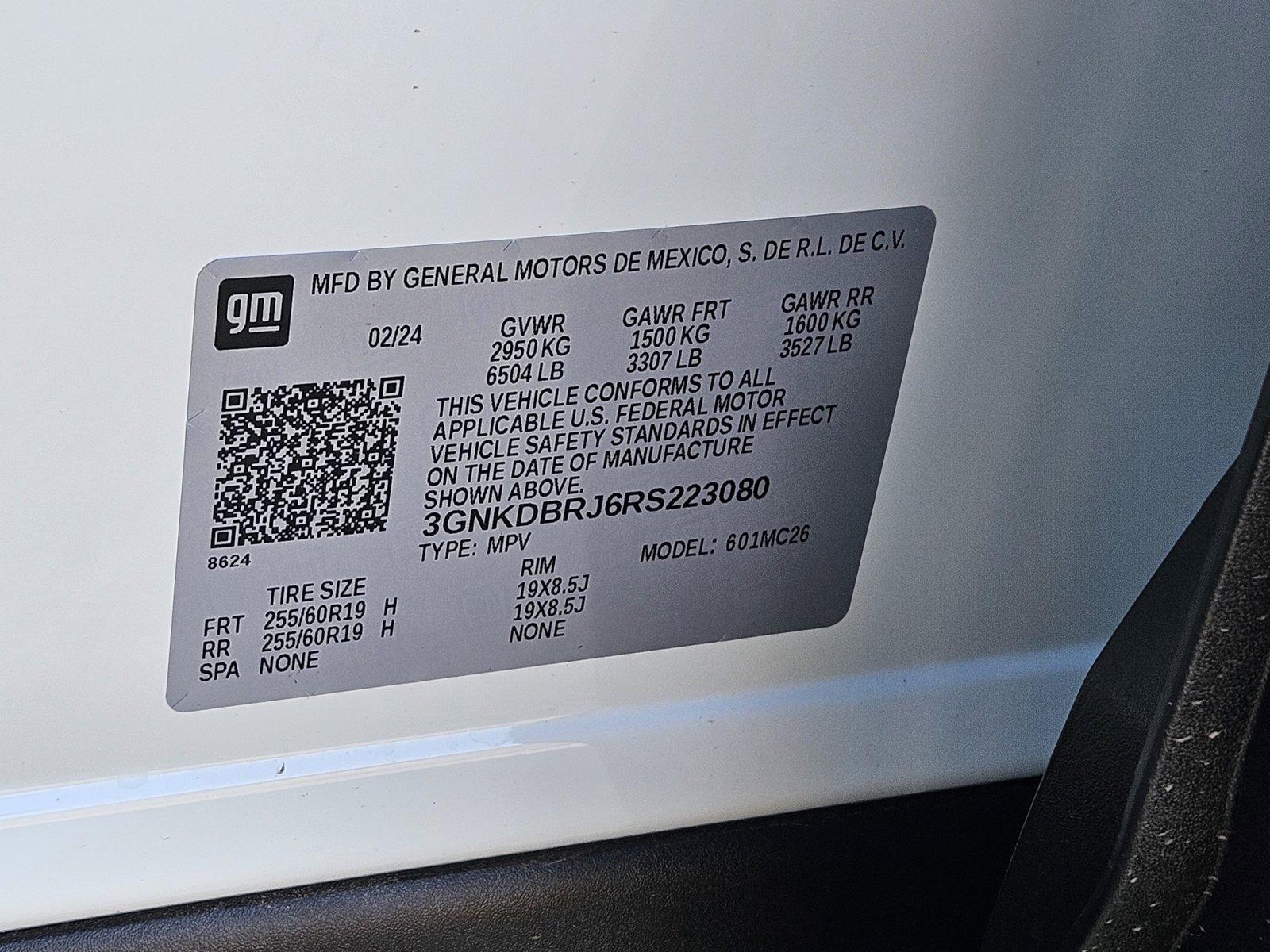 2024 Chevrolet Blazer EV Vehicle Photo in AMARILLO, TX 79106-1809