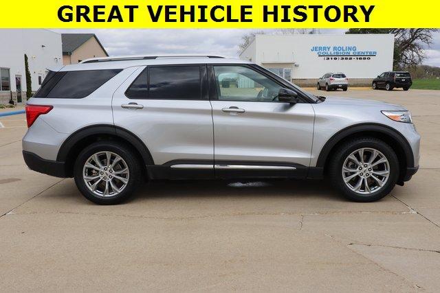 Used 2020 Ford Explorer Limited with VIN 1FMSK8FH0LGC33172 for sale in Waverly, IA