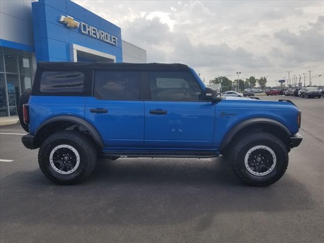 Used 2021 Ford Bronco 4-Door Badlands with VIN 1FMEE5DP6MLA86829 for sale in Shelby, OH