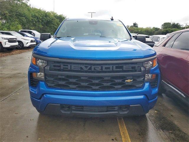 Used 2022 Chevrolet Silverado 1500 Custom with VIN 3GCPABEK5NG536351 for sale in Sunrise, FL