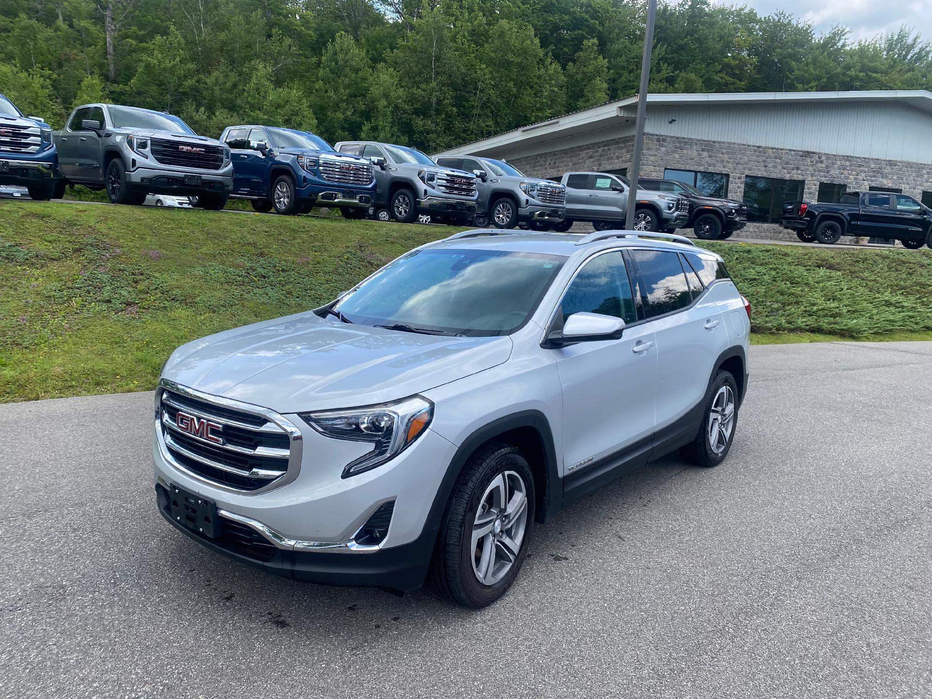 Used 2021 GMC Terrain SLT with VIN 3GKALVEV9ML381454 for sale in Tannersville, NY