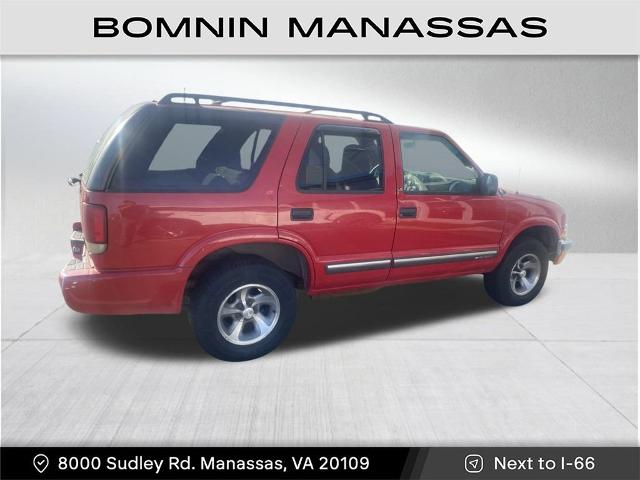 Used 2000 Chevrolet Blazer LS with VIN 1GNCS13W3Y2115020 for sale in Manassas, VA